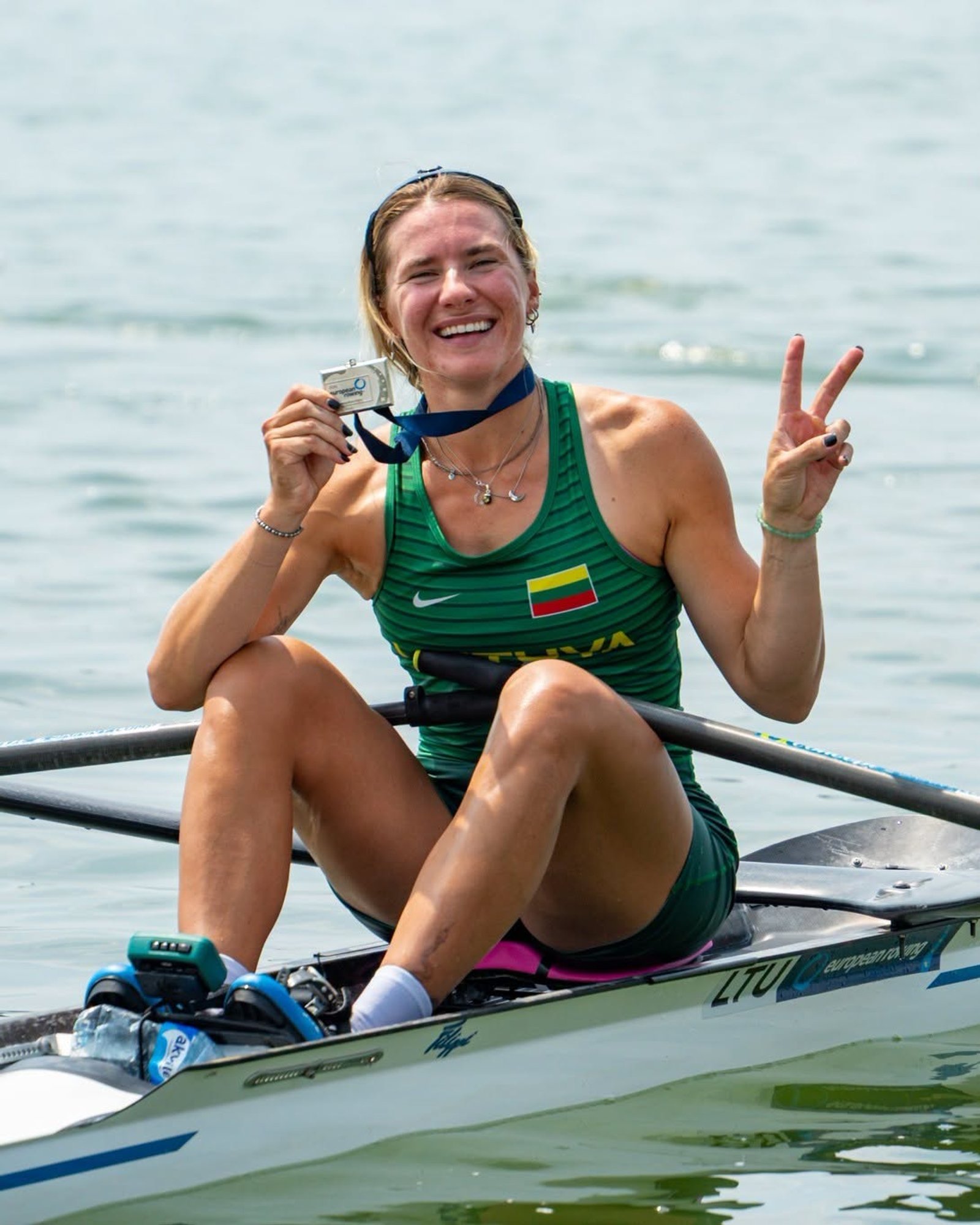 Lithuania's Viktorija Senkutė wins European Championship silver medal
