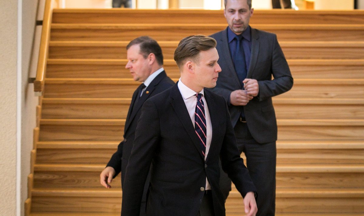 Gabrielius Landsbergis ir Saulius Skvernelis