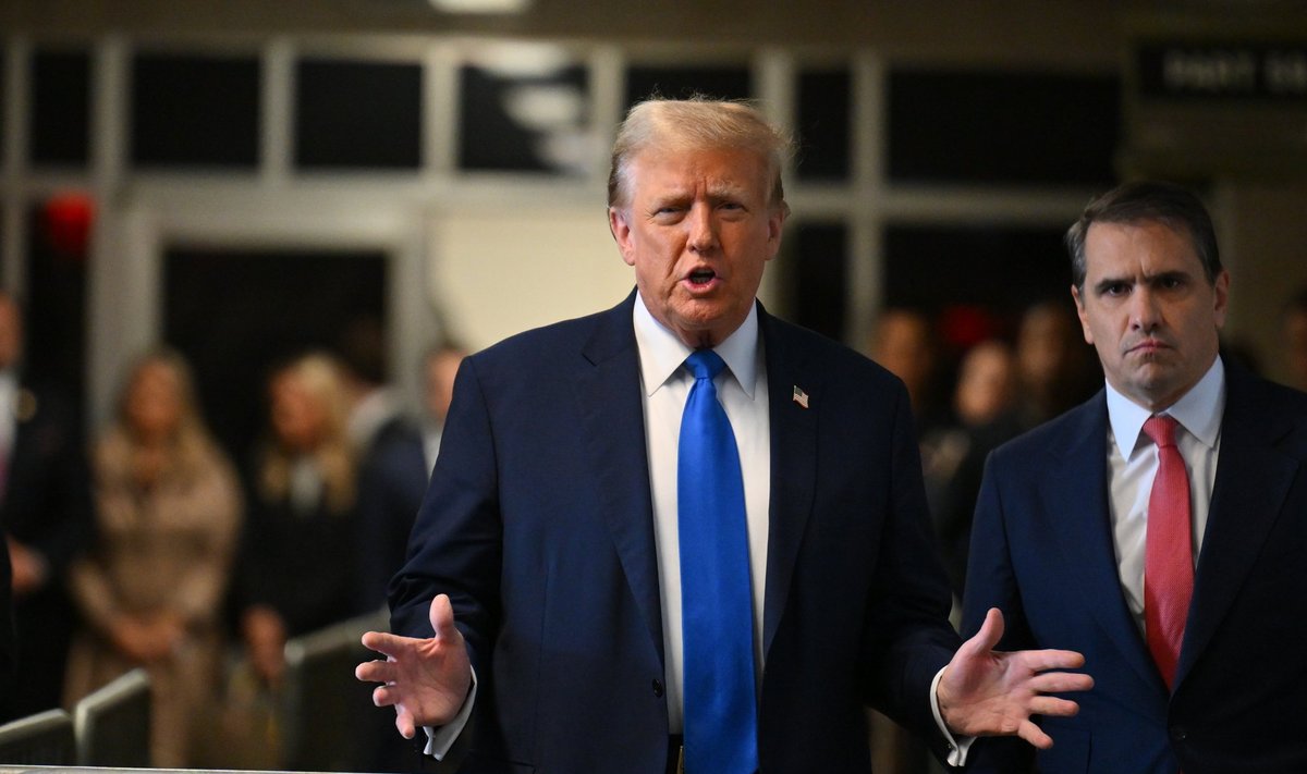 DDonaldas Trumpas atvyko į Niujorko teismą