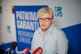 Šimonytė: džiaugiuosi, kad ponia Vilija nebus premjere