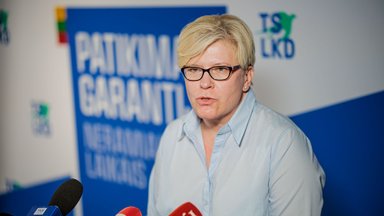 Šimonytė: džiaugiuosi, kad ponia Vilija nebus premjere