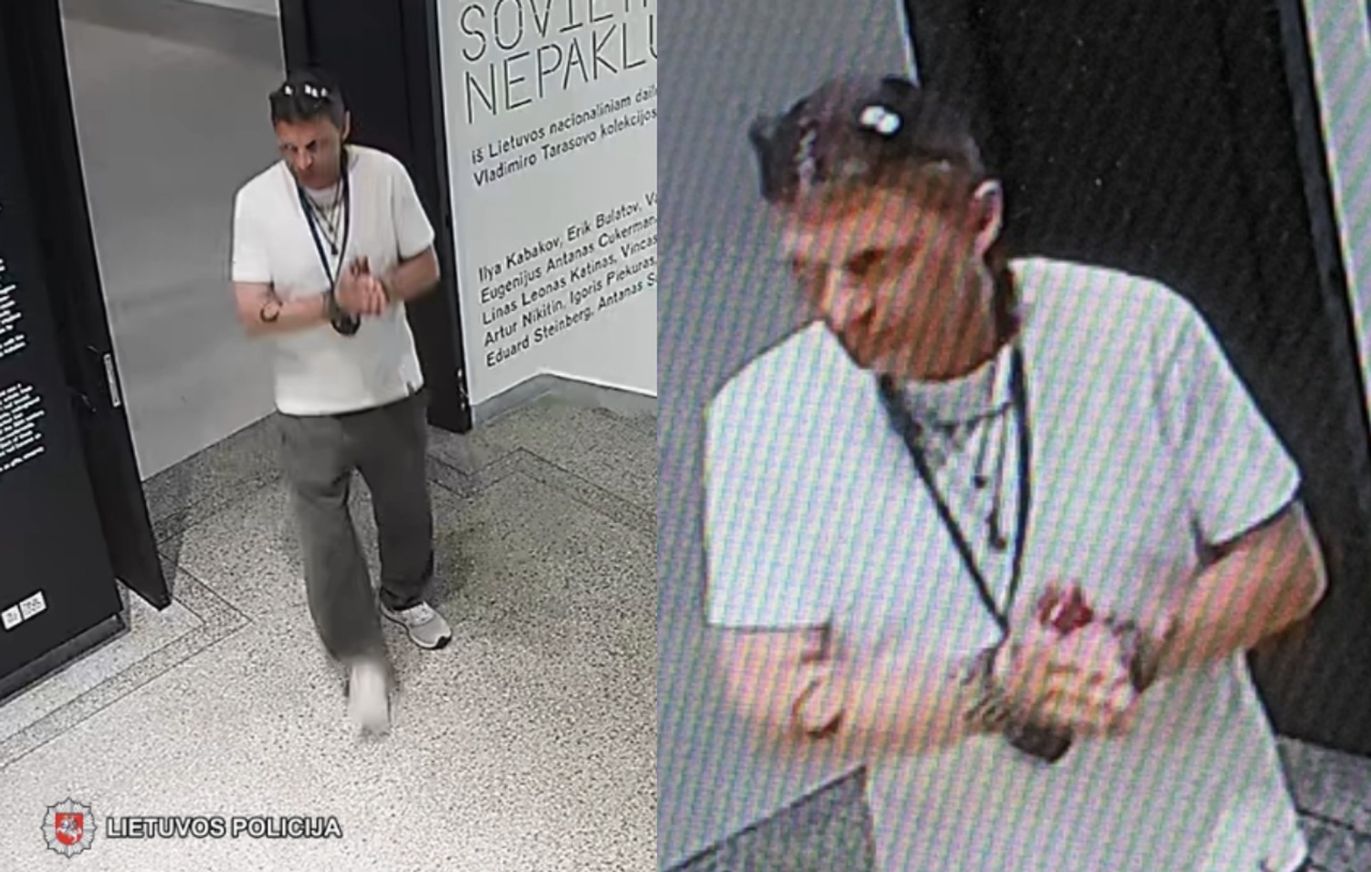 After theft from Radvilas Palace Art Museum, police seek man in photos