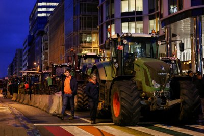 Ūkininkų protestas Belgijoje