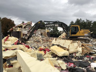 Nugriautas Vijūnėlės „dvaras“ Druskininkuose