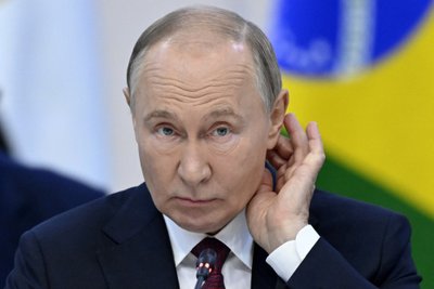 Kremlius: V. Putinas BRICS susitikime pabrėžė rusų laimėjimus Ukrainoje