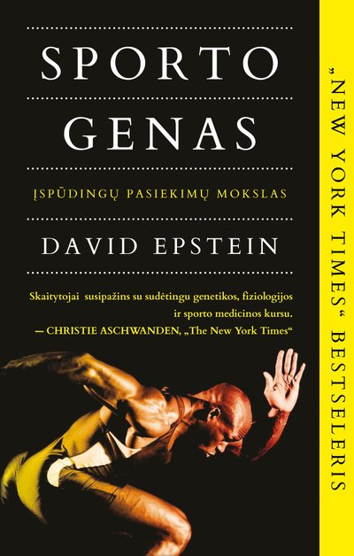 David Epstein "Sporto Genas" / Foto: leidykla "Liūtai ne avys"