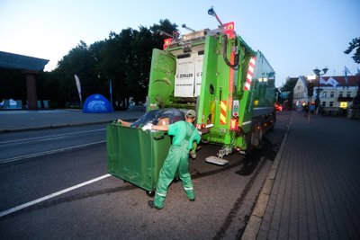 Klaipėda ryte, po Jūros šventės