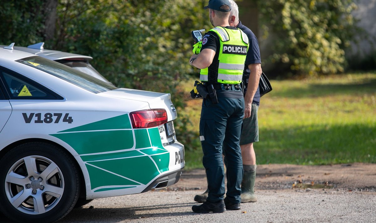 Policijos reidas Vilniuje