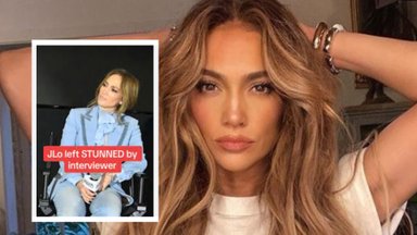 Ar jis tikrai tai pasakė? Jennifer Lopez sulaukė tiesmuko žurnalisto klausimo