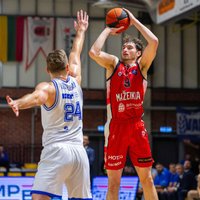 Puikiai žaidusio vokiečio įkvėpta „M Basket“ šventė pirmą sezono pergalę