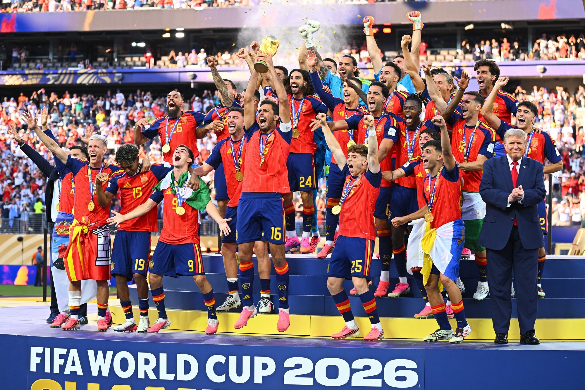 FIFA boss embarrassed as Trump tries to piggyback on World Cup champions' triumph