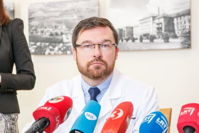 Spaudos konferencija Kauno klinikose