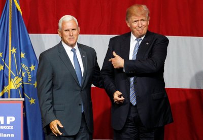 Donaldas Trumpas, Mike'as Pence'as