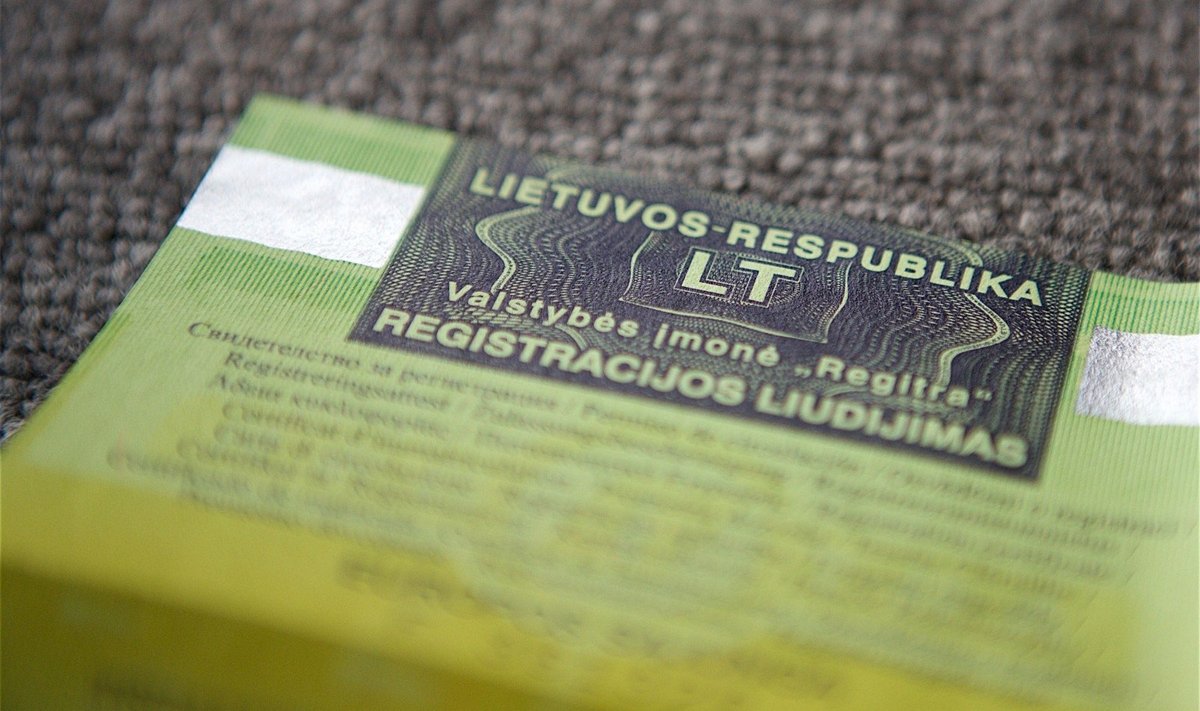 Automobilio registracijos liudijimas