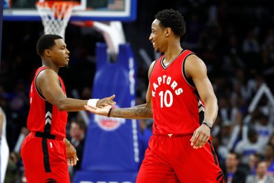 Kyle'as Lowry ir DeMaras DeRozanas