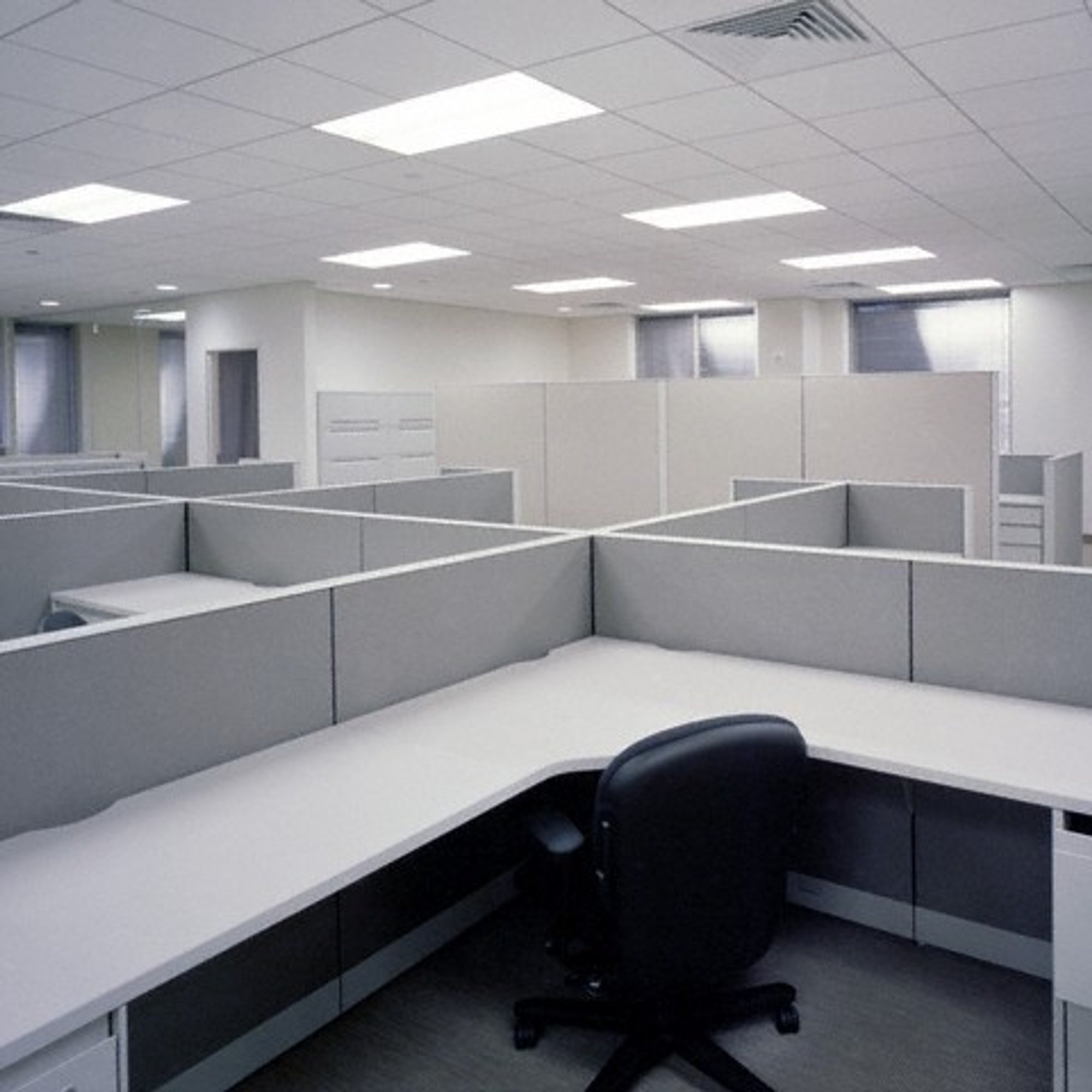 Darbo vieta, nedarbas, biuras, kėdė