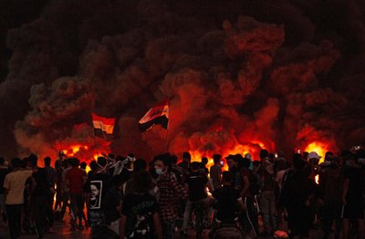 Protestai Irako Basros mieste 2020 m.