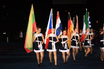 2012 metų Europos dviračių treko čempionato Panevėžyje atidarymas