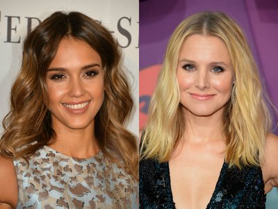 Jessica Alba,  Kristen Bell 