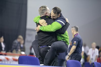 Vladimiras Silvaško (kairėje), Lukas Kubilius (Foto: Jonas Pivoriūnas)