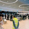 Naują Vilniaus oro uosto terminalą išbandę žmonės tik atvykę sužinojo, kur „skris“: nemokamai gavo bilietus, lagaminą ir maisto