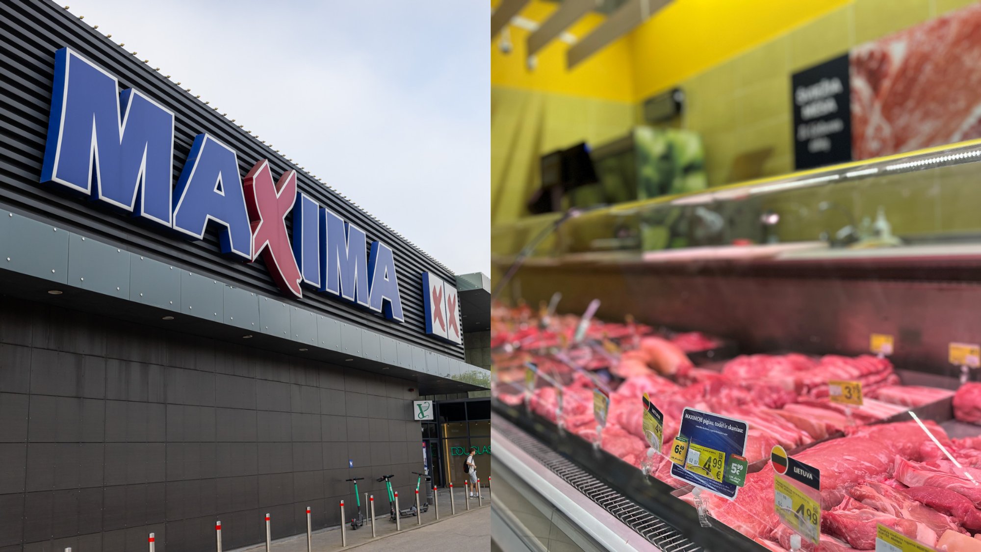 Maxima cuts fresh pork prices by up to 25% with centralized processing