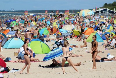 Palangoje – poilsiautojų rekordas