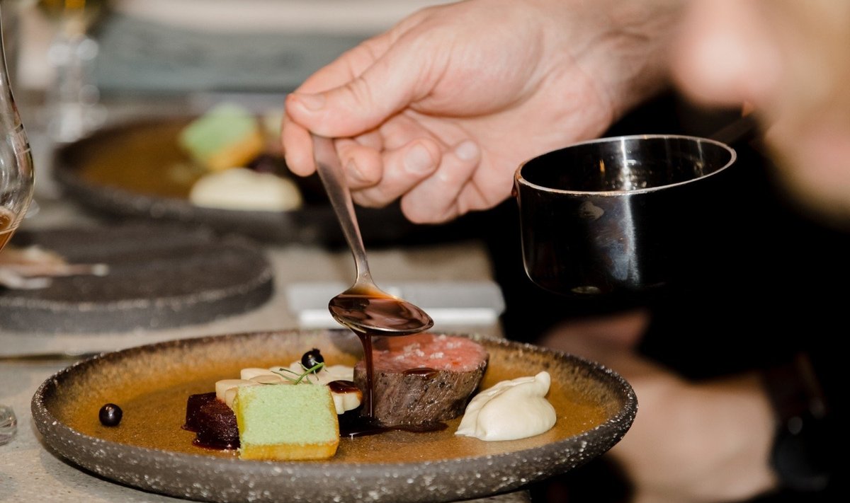 Degustacinė vakarienė restorane „Džiaugsmas“