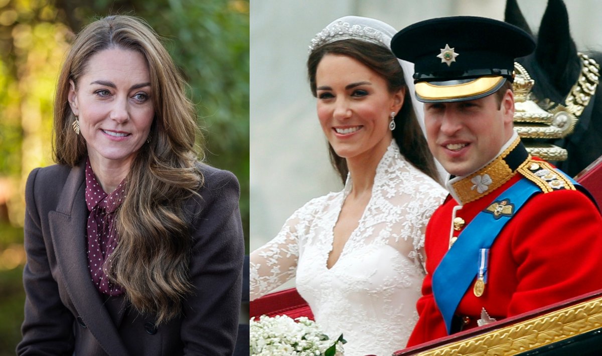 Kate Middleton ir princas Williamas