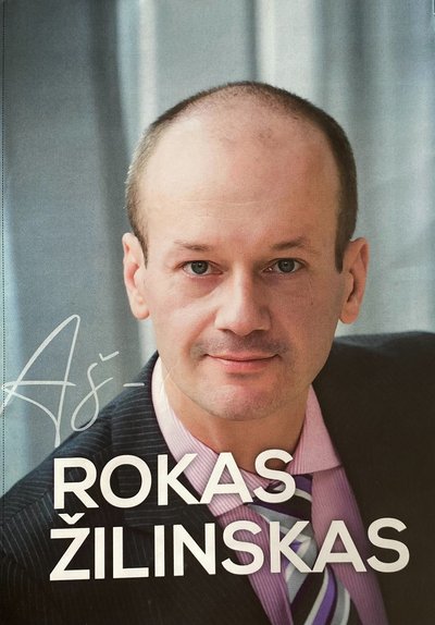 Knygos „Aš – Rokas Žilinskas“ viršelis