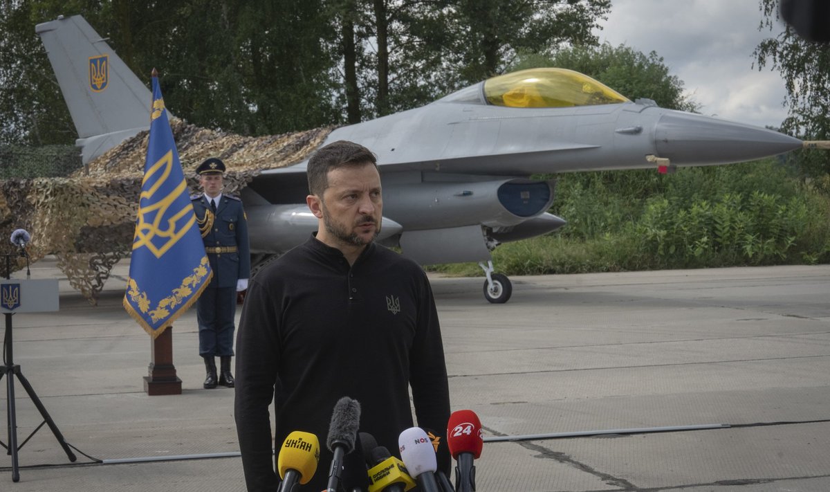 Russia Ukraine War F16 Zelensky