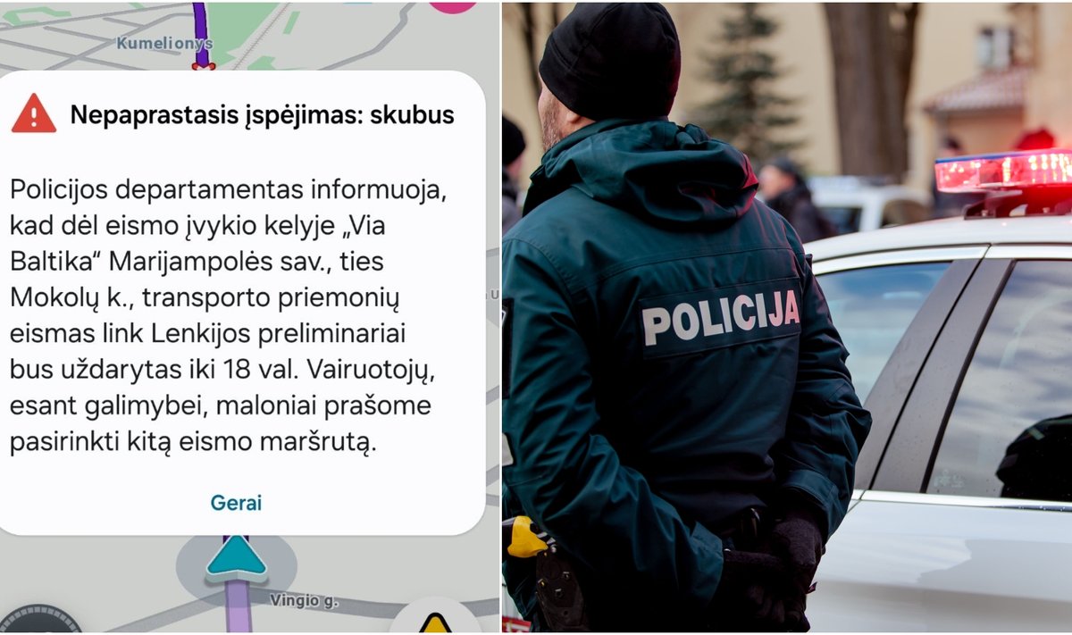 Policijos pranešimas