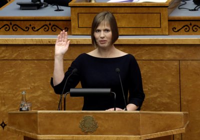 K. Kaljulaid prisaikdinta Estijos prezidente