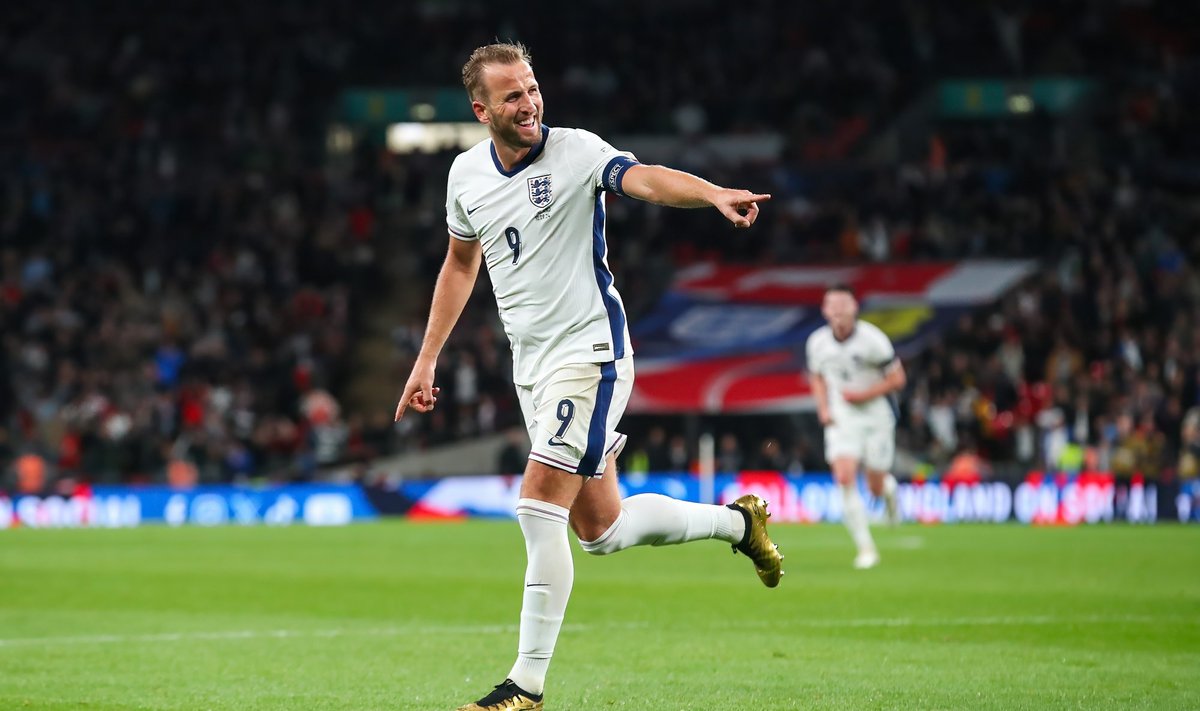 UEFA Tautų lygoje Harry Kane'as pelnė įvartį į suomių vartus