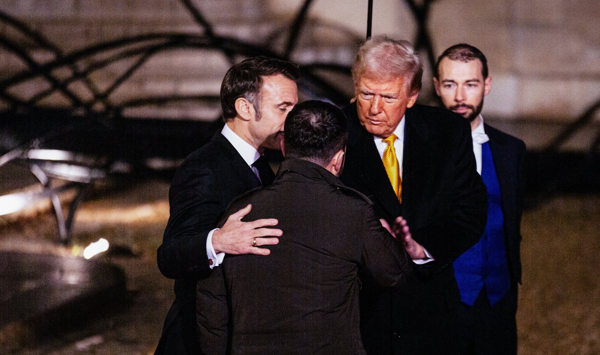 Emmanuelis Macronas, Donaldas Trumpas, Volodymyras Zelenskis