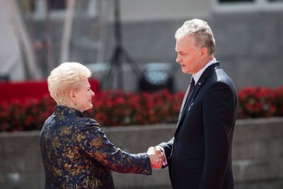 Dalia Grybauskaitė ir Gitanas Nausėda