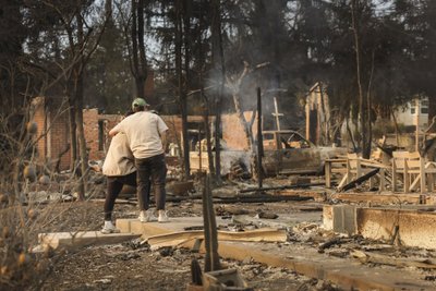 Gaisruose Los Andželo regione pelenais virto 10 000 namų