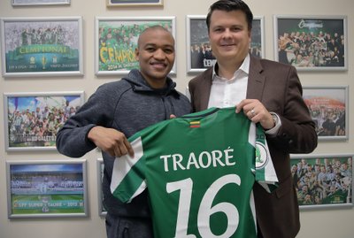 Mahamane‘as Traore ir Mindaugas Nikoličius