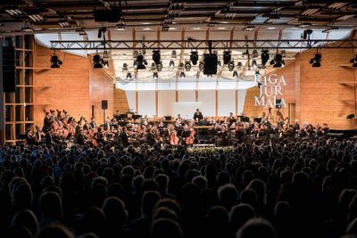 Pernai metų festivalio akimirka