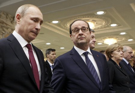 Francois Hollande'as, Vladimiras Putinas