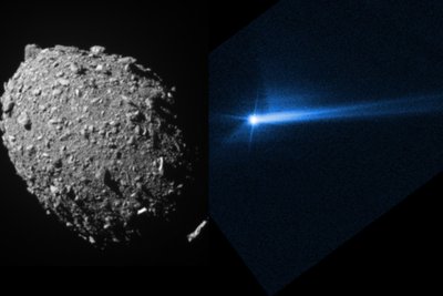 DART misijos metu pakeista asteroido skriejimo kryptis