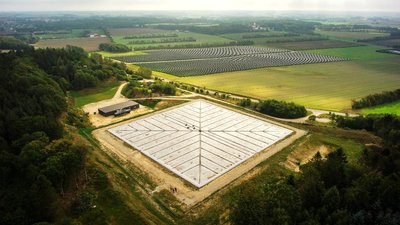 Šilumos saugykla Danijoje, Dronninglund Fjernvarme (www.solarthermalworld.org nuotr.)