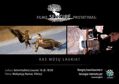 Filmo  „Sengirė“ kūrėjai kviečia į susitikimą