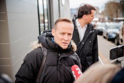 Laurynas Suodaitis išleidžiamas iš areštinės