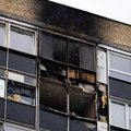 Po gaisro Trinapolio gatvėje dalis gyventojų glaudžiasi viešbutyje, name nėra elektros