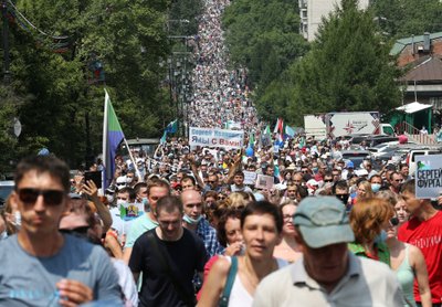 Protestai Chabarovske