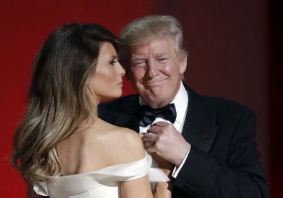 Donaldas Trumpas ir Melania Trump