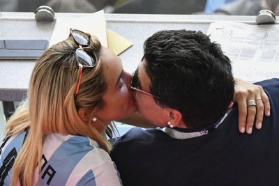 Diego Maradona ir Rocio Oliva