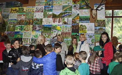 Konkurso „Piešiu mišką“ darbų paroda muziejuje „Girios aidas“  