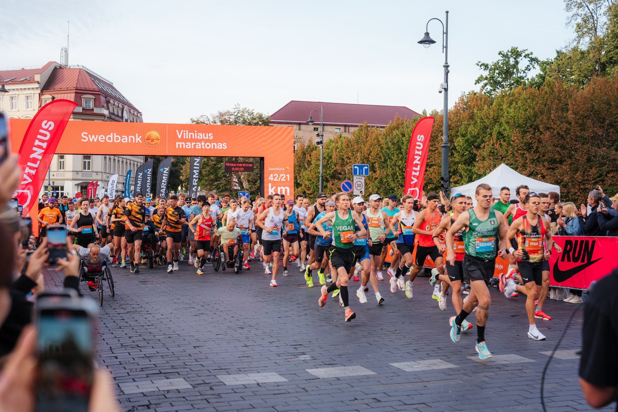 Free life and accident insurance for "Swedbank Vilnius Marathon" participants